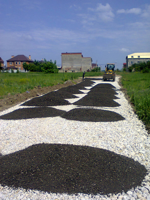 Укладка асфальтовой крошки в Наро-Фоминске